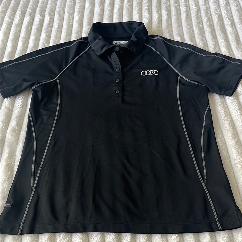 Black Short Sleeve Polo Shirt